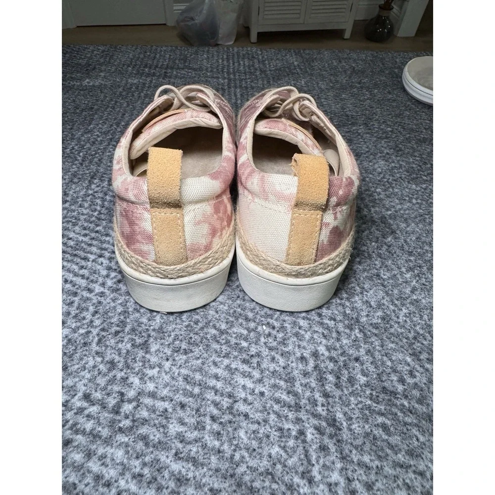 Spenco Women's 11 D WIDE Tie Dye Blush Orthotic Lace Slip-On‎ Sneaker Malibu 21